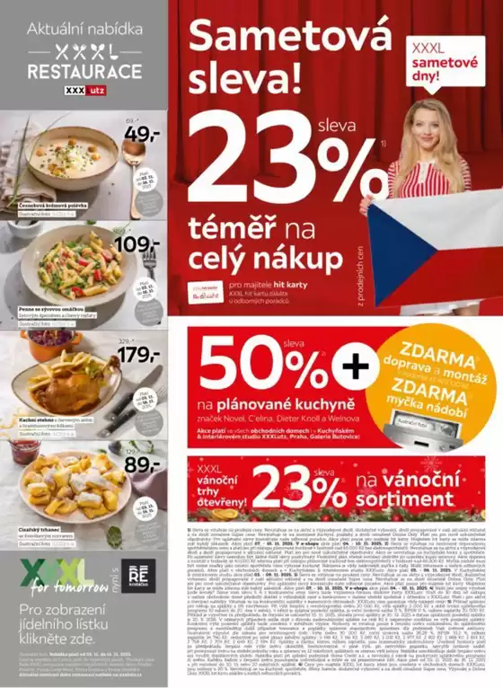 Sleva 23 % na téměř celý nákup
