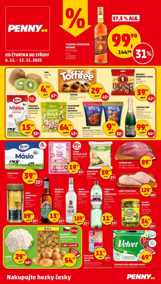 Penny Market katalog v Česká Třebová | Skvělé slevy na vybrané produkty | 2025-11-06T00:00:00.000Z - 2025-11-12T00:00:00.000Z