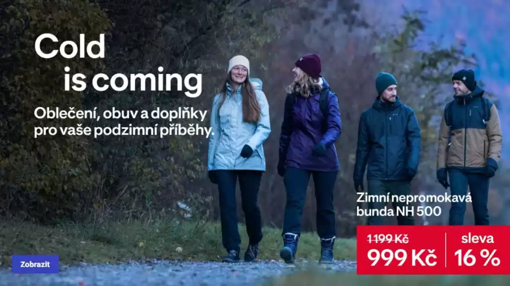 Decathlon katalog v Olomouc | Cold is coming | 2025-11-04T00:00:00.000Z - 2025-11-17T00:00:00.000Z