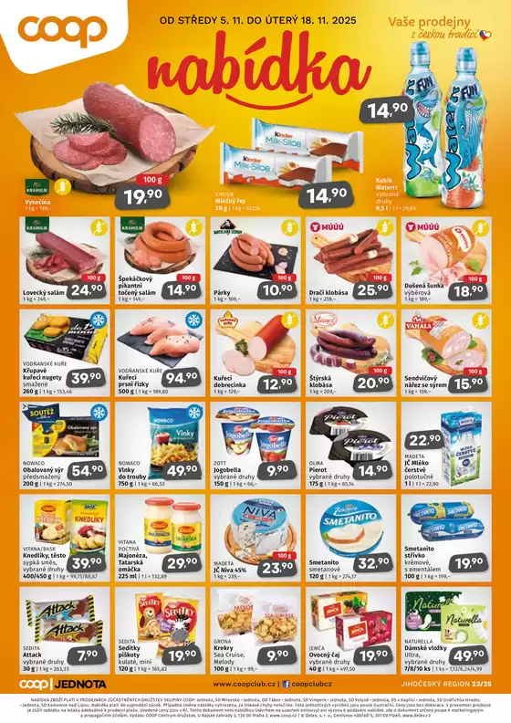 Coop katalog | Široký výběr nabídek | 2025-11-05T00:00:00.000Z - 2025-11-18T00:00:00.000Z