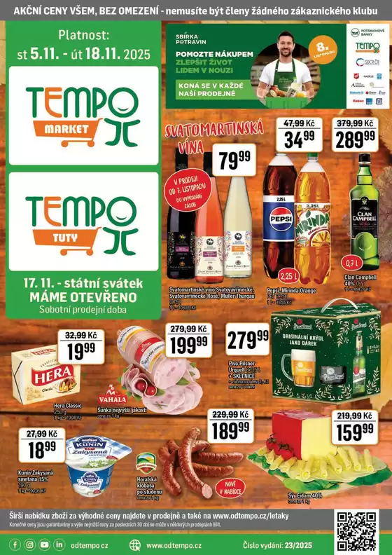 TEMPO katalog v Plzeň | Leták TUTY 5.11. - 18.11.2025 | 2025-11-05T00:00:00.000Z - 2025-11-18T00:00:00.000Z