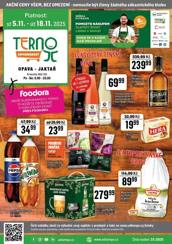 TEMPO katalog v Plzeň | Leták TERNO 5.11. - 18.11.2025 | 2025-11-05T00:00:00.000Z - 2025-11-18T00:00:00.000Z