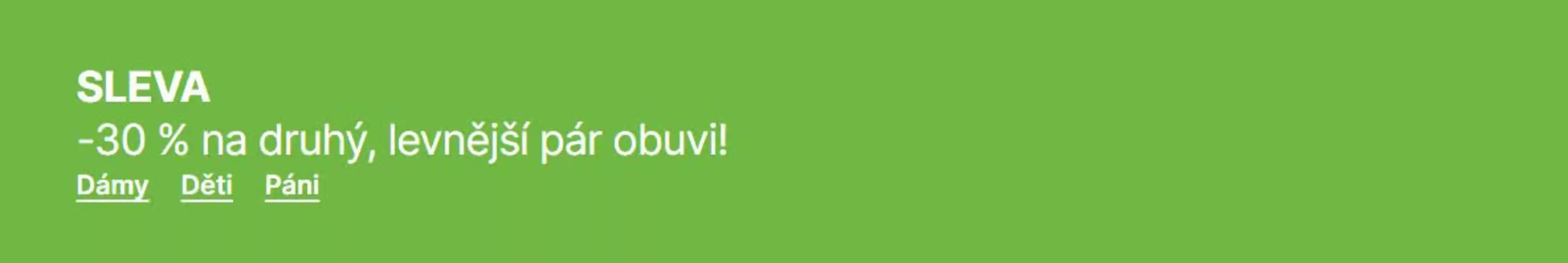 Deichmann katalog v Rožnov pod Radhoštěm | SLEVA -30 % na druhý, levnější pár obuvi! | 2025-11-05T00:00:00.000Z - 2025-11-09T00:00:00.000Z