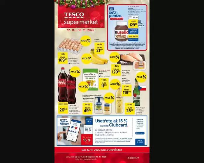 Tesco katalog v Brandýs nad Labem-Stará Boleslav | Skvělá nabídka pro lovce výhodných nákupů | 2025-11-12T00:00:00.000Z - 2025-11-18T00:00:00.000Z
