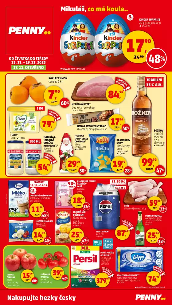 Penny Market katalog v Brandýs nad Labem-Stará Boleslav | Exkluzivní nabídky a výhodné nabídky | 2025-11-13T00:00:00.000Z - 2025-11-19T00:00:00.000Z