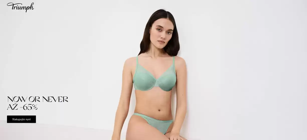 Triumph katalog v Praha | NOW OR NEVER AZ-65% | 2025-11-11T00:00:00.000Z - 2025-11-24T00:00:00.000Z