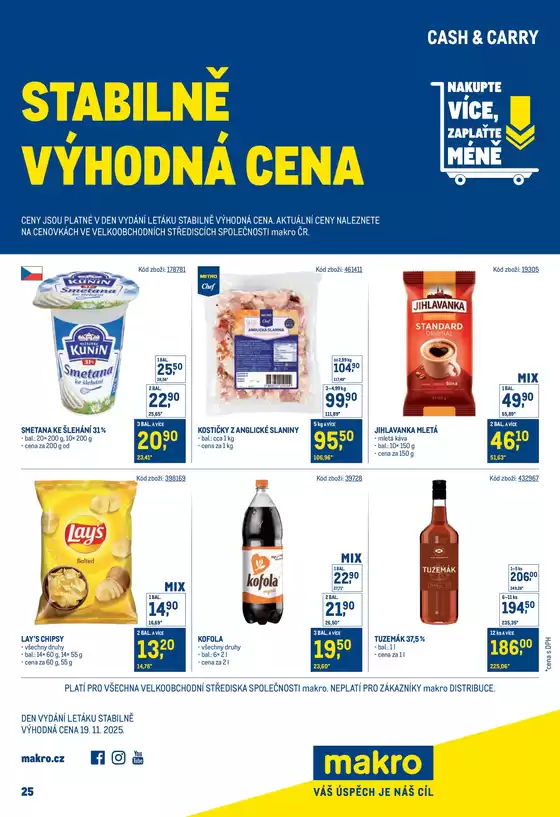 Makro katalog v Kroměříž | Stabilně výhodná cena | 2025-11-19T00:00:00.000Z - 2026-01-27T00:00:00.000Z