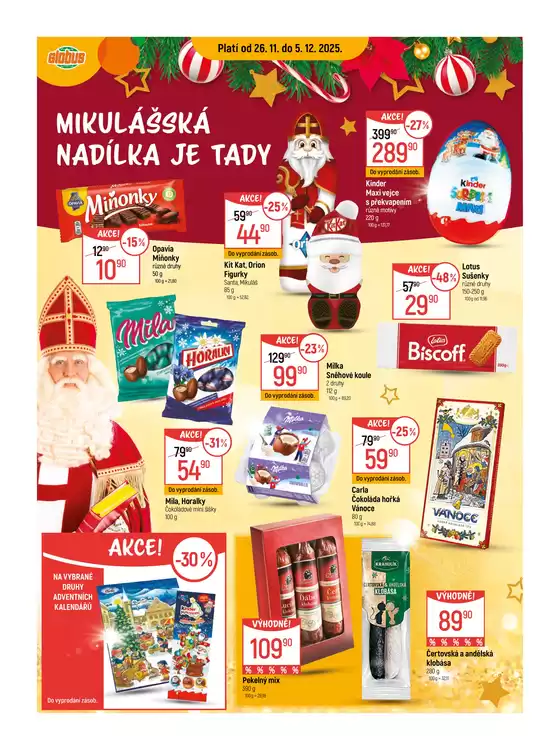 Globus katalog v Bučovice | Top nabídky pro všechny zákazníky | 2025-11-26T00:00:00.000Z - 2025-12-05T00:00:00.000Z
