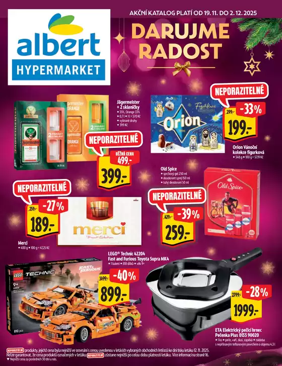 Albert katalog v Bučovice | Top nabídky pro šetrné zákazníky | 2025-11-19T00:00:00.000Z - 2025-12-02T00:00:00.000Z