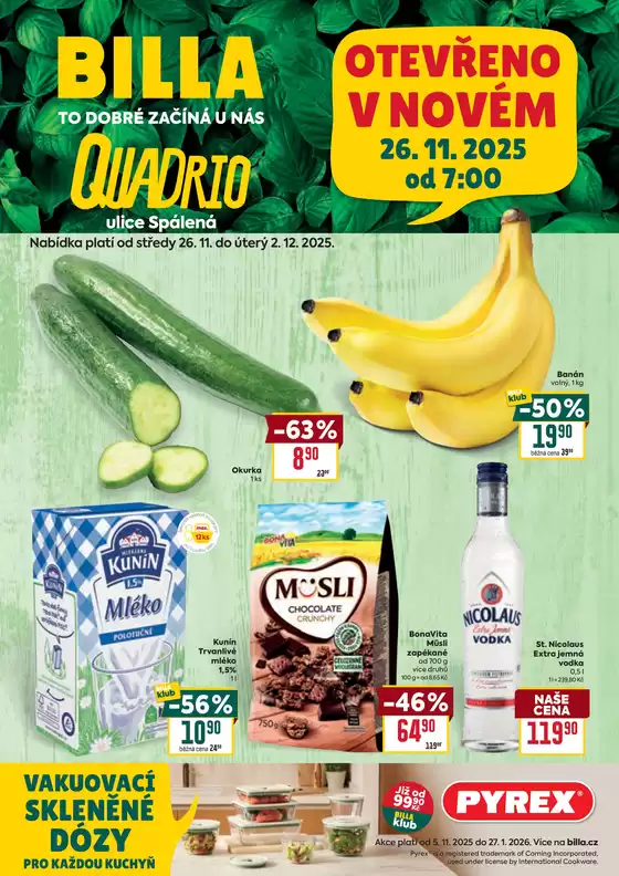 Billa katalog v Olomouc | Billa Speciál: Praha Quadrio | 2025-11-05T00:00:00.000Z - 2026-01-27T00:00:00.000Z