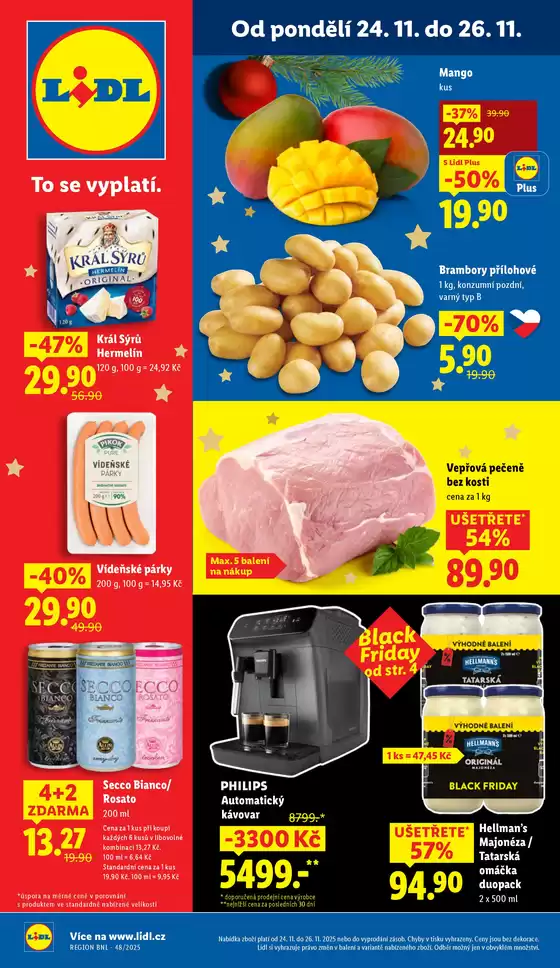 Lidl katalog v Brno | Akční leták OD PONDĚLÍ | 2025-11-20T00:00:00.000Z - 2025-11-30T00:00:00.000Z