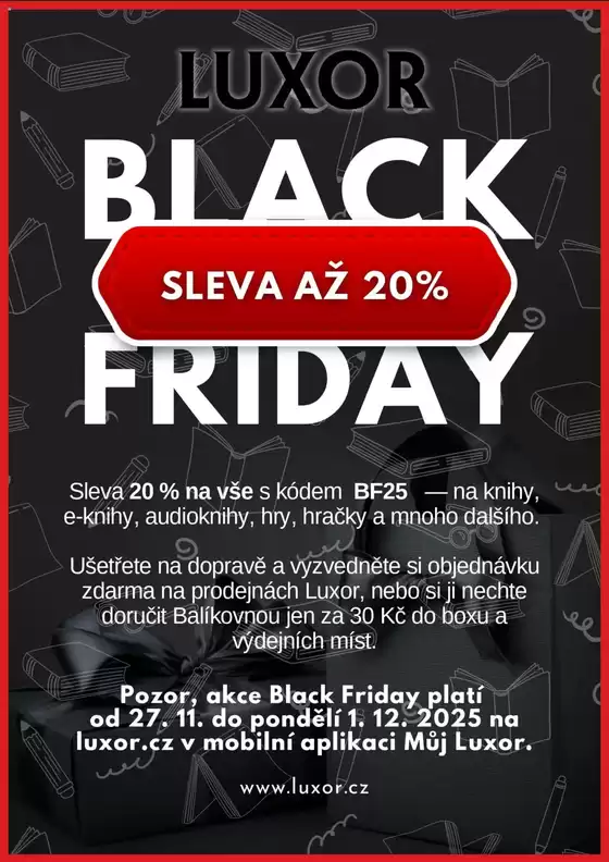 Luxor katalog v Teplice | BLACK FRIDAY SLEVA AŽ 20% | 2025-11-27T00:00:00.000Z - 2025-12-01T00:00:00.000Z