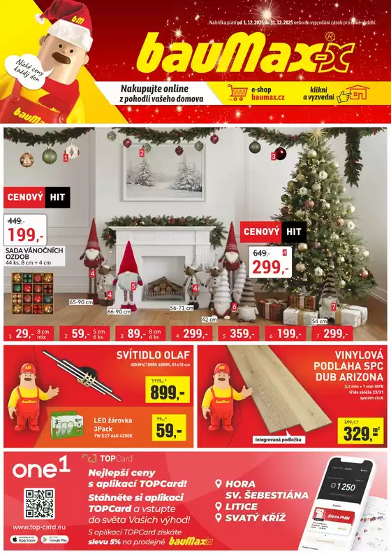 Baumax katalog v Olomouc | Aktuální leták Baumax | 2025-12-01T00:00:00.000Z - 2025-12-31T00:00:00.000Z