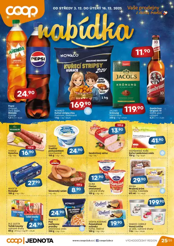Coop katalog v Rychnov nad Kněžnou | Nabídky pro lovce výhodných nákupů | 2025-12-03T00:00:00.000Z - 2025-12-16T00:00:00.000Z