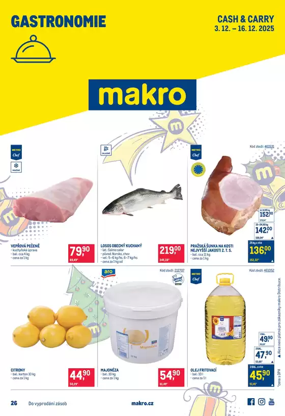 Makro katalog v Rychnov nad Kněžnou | Gastronomie | 2025-12-03T00:00:00.000Z - 2025-12-16T00:00:00.000Z