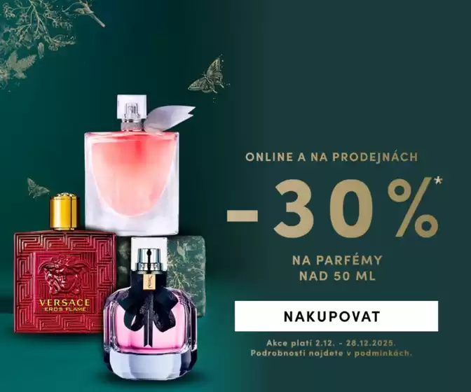 Marionnaud katalog v Kuřim | -30% NA PARFÉMY NAD 50 ML | 2025-12-03T00:00:00.000Z - 2025-12-28T00:00:00.000Z