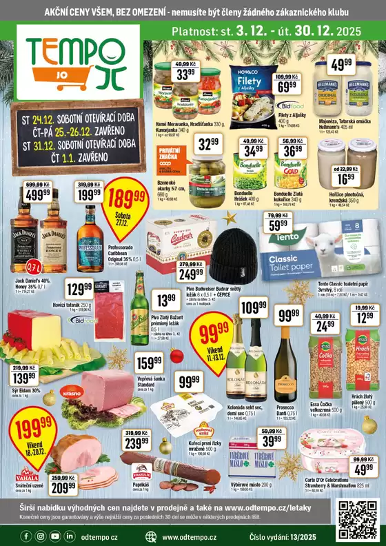 TEMPO katalog | Leták JO 3.12. - 30.12.2025 | 2025-12-04T00:00:00.000Z - 2025-12-30T00:00:00.000Z