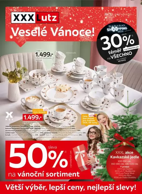 XXXLutz katalog v Blansko | Sleva 30 % na téměř vše | 2025-12-08T00:00:00.000Z - 2025-12-23T00:00:00.000Z