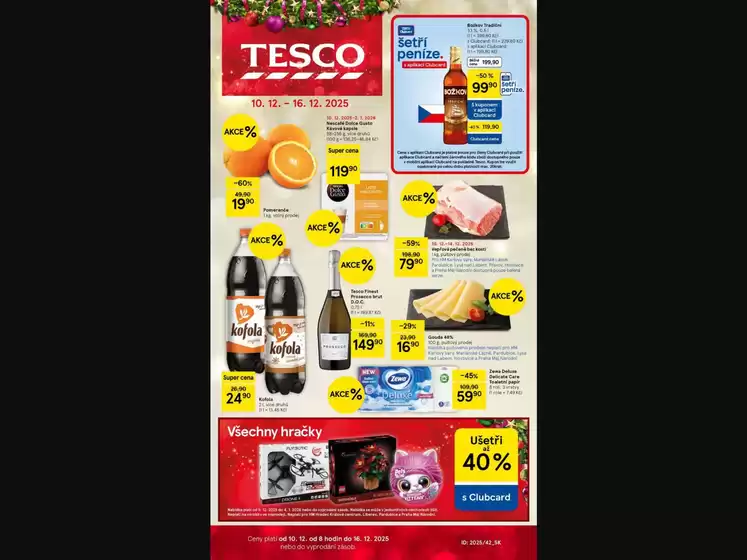 Tesco katalog v Olomouc | Exkluzivní nabídky a výhodné nabídky | 2025-12-10T00:00:00.000Z - 2025-12-16T00:00:00.000Z