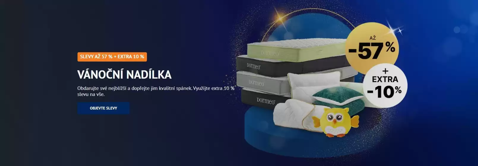 Dormeo katalog v Prostějov | VÁNOČNÍ NADÍLKA | 2025-12-09T00:00:00.000Z - 2025-12-25T00:00:00.000Z