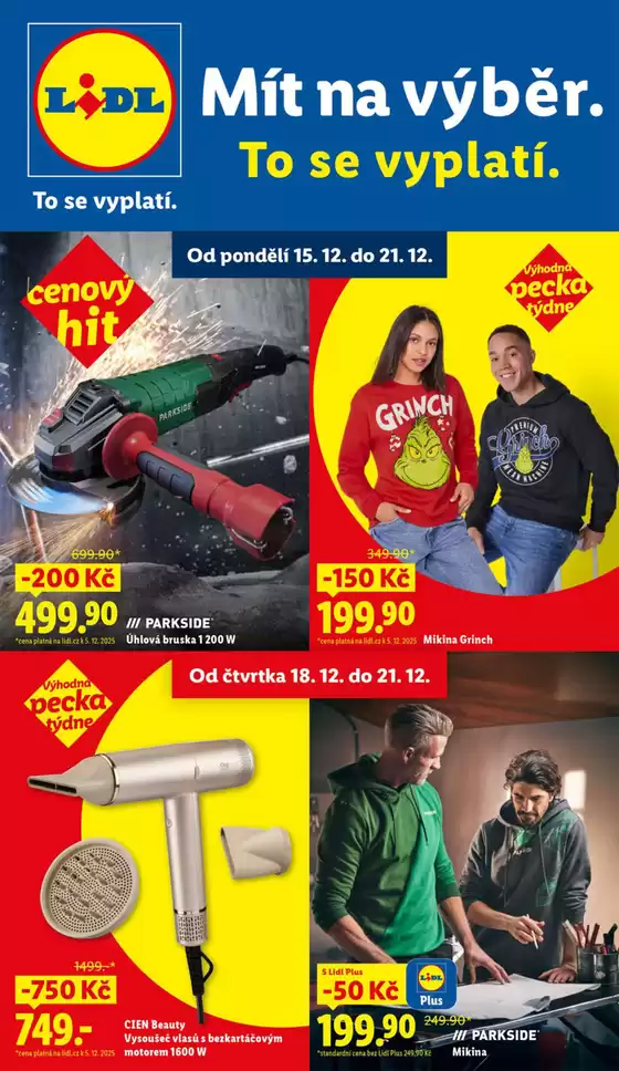 Lidl katalog v Chrudim | Široký výběr nabídek | 2025-12-11T00:00:00.000Z - 2025-12-21T00:00:00.000Z