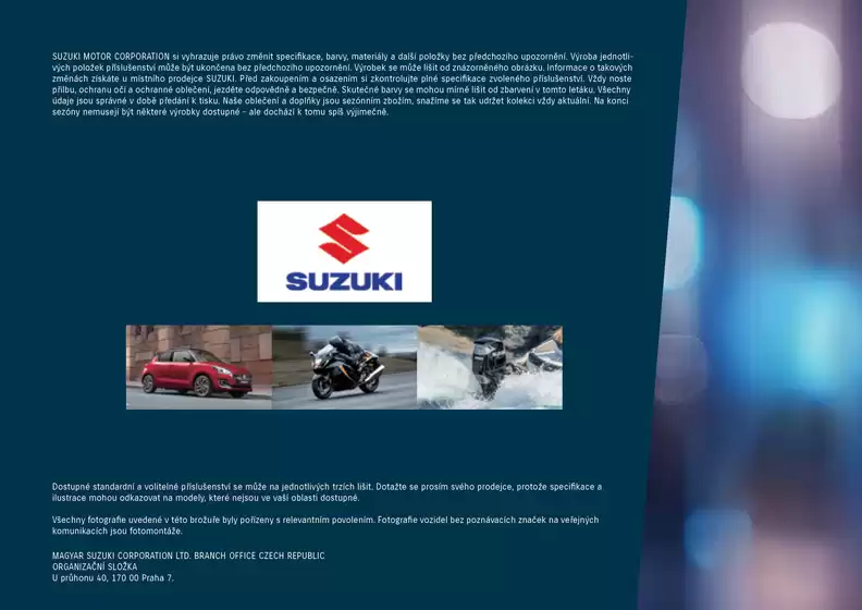 Suzuki katalog v Černošice | Suzuki Kolekce 2025 | 2025-12-16T00:00:00.000Z - 2025-12-30T00:00:00.000Z