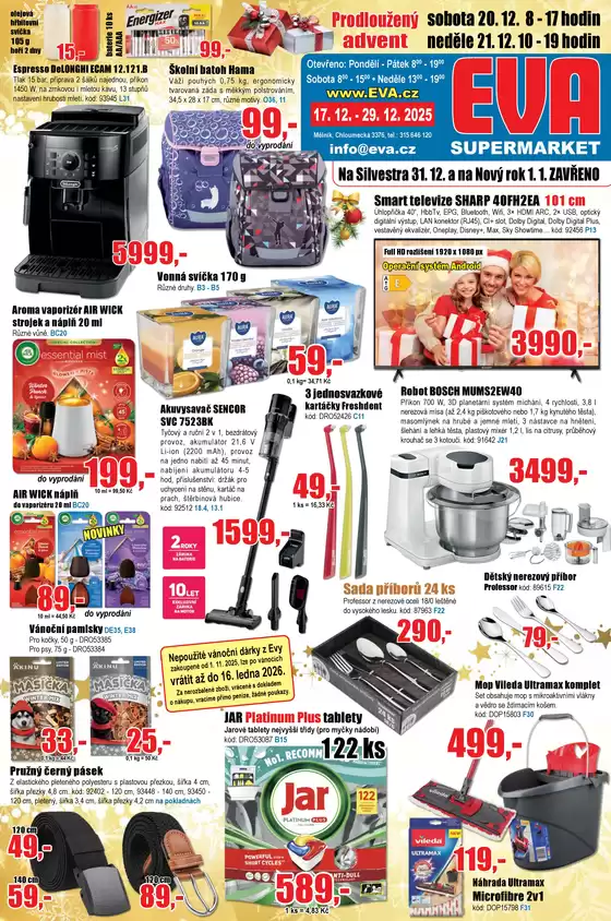EVA katalog v Rokycany | Leták EVA.cz | 2025-12-16T00:00:00.000Z - 2025-12-29T00:00:00.000Z