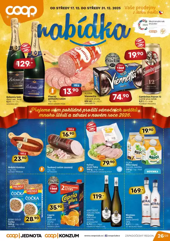 Coop katalog v České Budějovice | Naše nejlepší nabídky pro vás | 2025-12-17T00:00:00.000Z - 2025-12-31T00:00:00.000Z