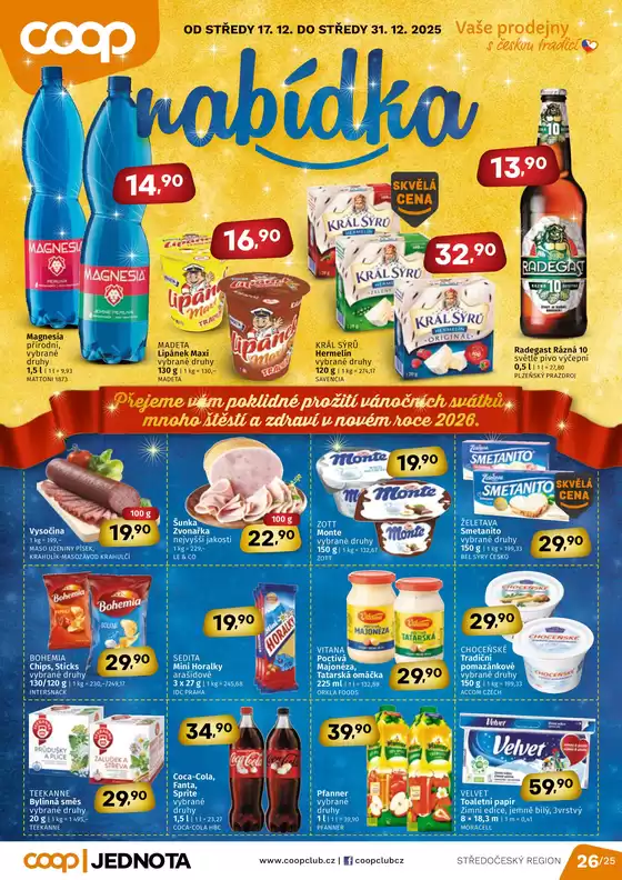 Coop katalog v České Budějovice | katalog Coop | 2025-12-17T00:00:00.000Z - 2025-12-31T00:00:00.000Z