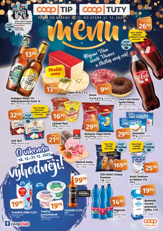 Coop katalog v České Budějovice | Skvělá nabídka pro všechny zákazníky | 2025-12-17T00:00:00.000Z - 2025-12-31T00:00:00.000Z