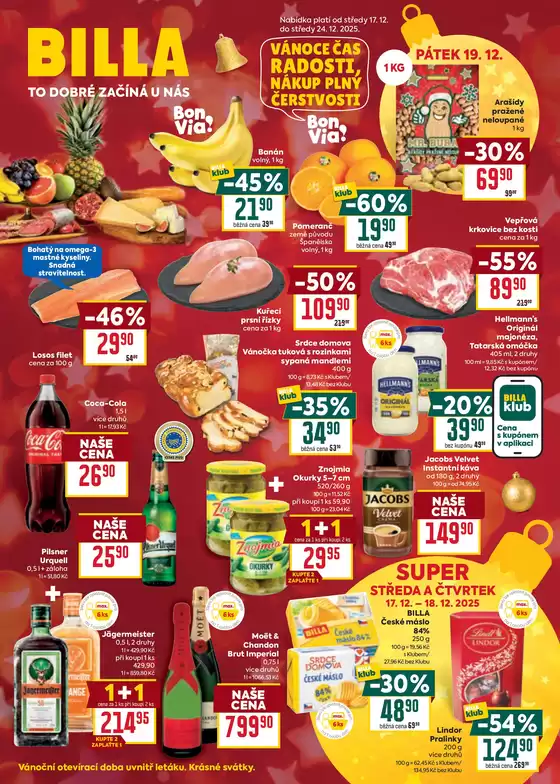 Billa katalog | Billa Malý leták | 2025-12-17T00:00:00.000Z - 2025-12-24T00:00:00.000Z