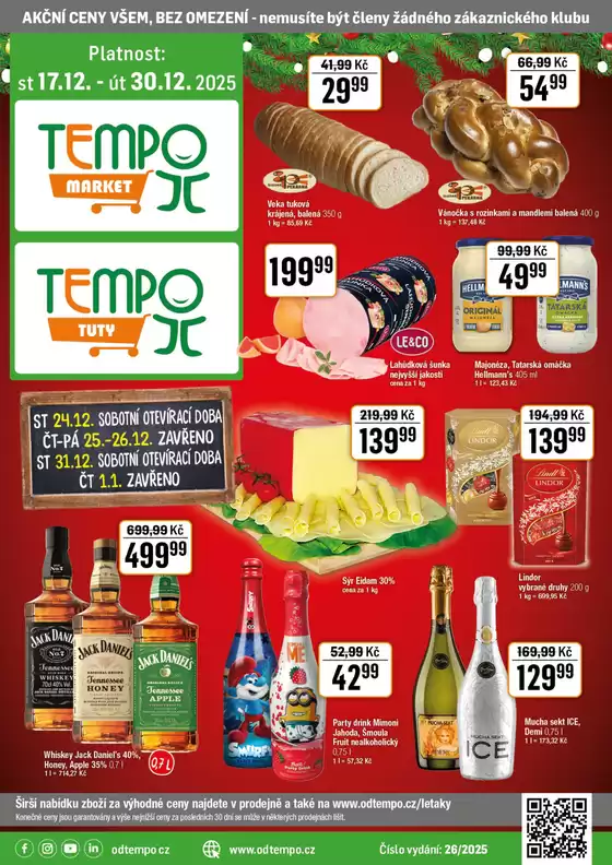 TEMPO katalog v Tachov | Leták TUTY 17.12. - 30.12.2025 | 2025-12-17T00:00:00.000Z - 2025-12-30T00:00:00.000Z