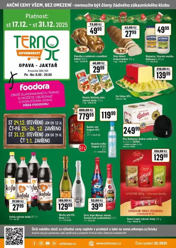 TEMPO katalog v Tachov | Leták TERNO 17.12. - 31.12.2025 | 2025-12-17T00:00:00.000Z - 2025-12-31T00:00:00.000Z