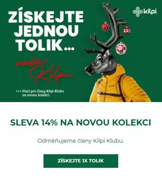 KILPI katalog v Teplice | SLEVA 14% NA NOVOU KOLEKCI | 2025-12-18T00:00:00.000Z - 2025-12-31T00:00:00.000Z
