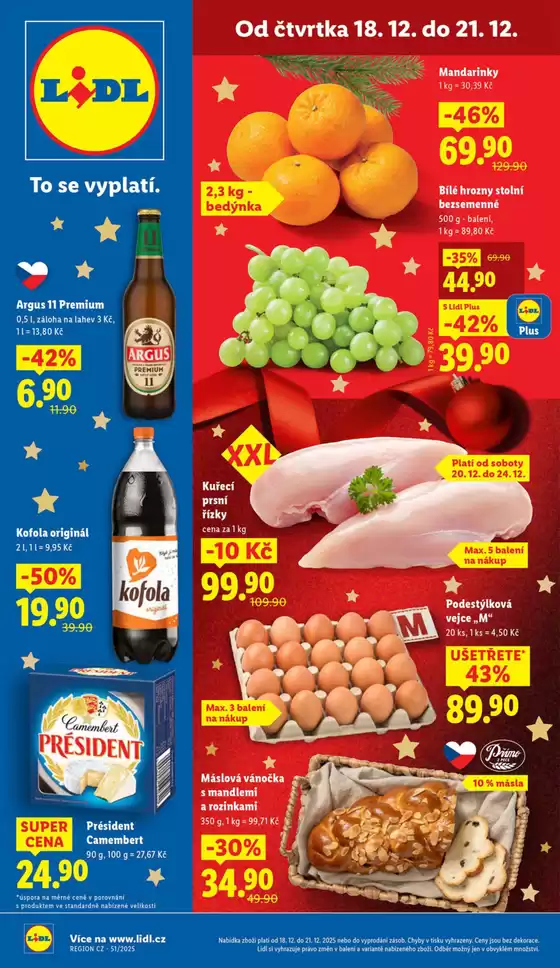 Lidl katalog v Děčín | Akční leták OD ČTVRTKA | 2025-12-11T00:00:00.000Z - 2025-12-21T00:00:00.000Z