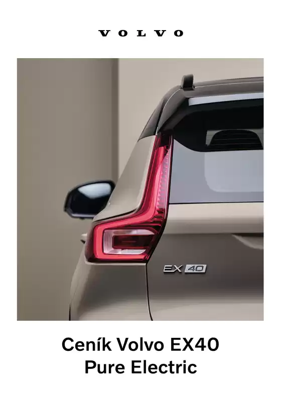 Volvo katalog v Ostrava | Volvo EX40 Pure Electric | 2025-02-14T00:00:00.000Z - 2026-07-31T00:00:00.000Z