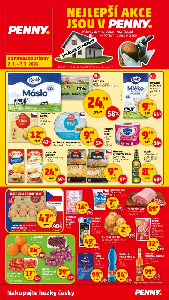 Penny Market katalog v Břeclav | Exkluzivní nabídky a výhodné nabídky | 2026-01-02T00:00:00.000Z - 2026-01-07T00:00:00.000Z