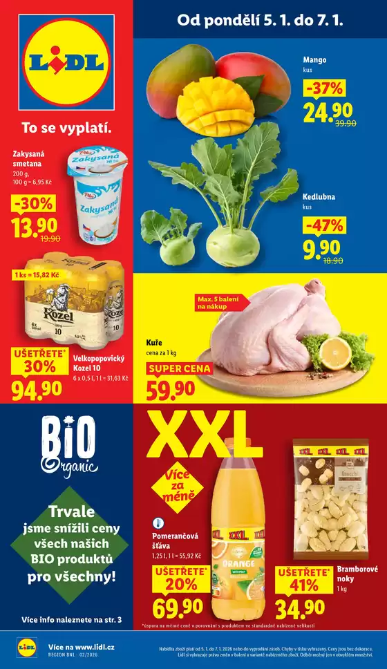 Lidl katalog v Černošice | Akční leták OD PONDĚLÍ | 2026-01-01T00:00:00.000Z - 2026-01-11T00:00:00.000Z