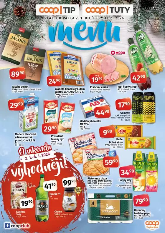 Coop katalog v Černošice | Naše nejlepší nabídky pro vás | 2026-01-02T00:00:00.000Z - 2026-01-13T00:00:00.000Z