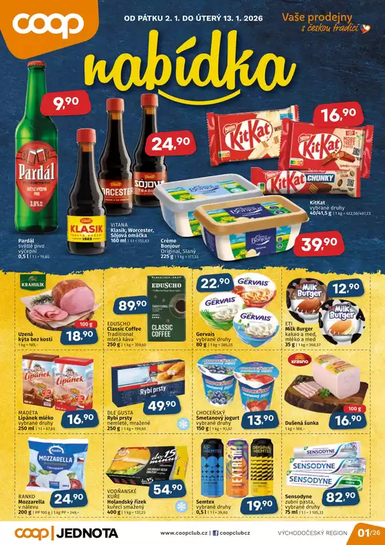 Coop katalog v Černošice | Top nabídky a slevy | 2026-01-02T00:00:00.000Z - 2026-01-13T00:00:00.000Z