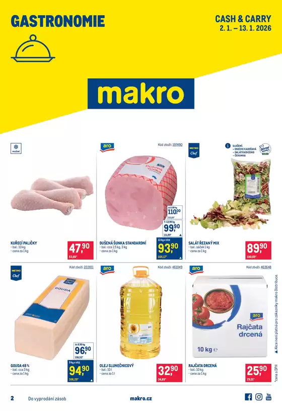 Makro katalog v Domažlice | Gastronomie | 2026-01-02T00:00:00.000Z - 2026-01-13T00:00:00.000Z