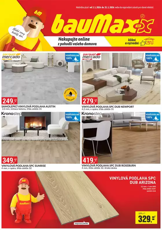 Baumax katalog v Plzeň | Aktuální leták Baumax | 2026-01-02T00:00:00.000Z - 2026-01-31T00:00:00.000Z