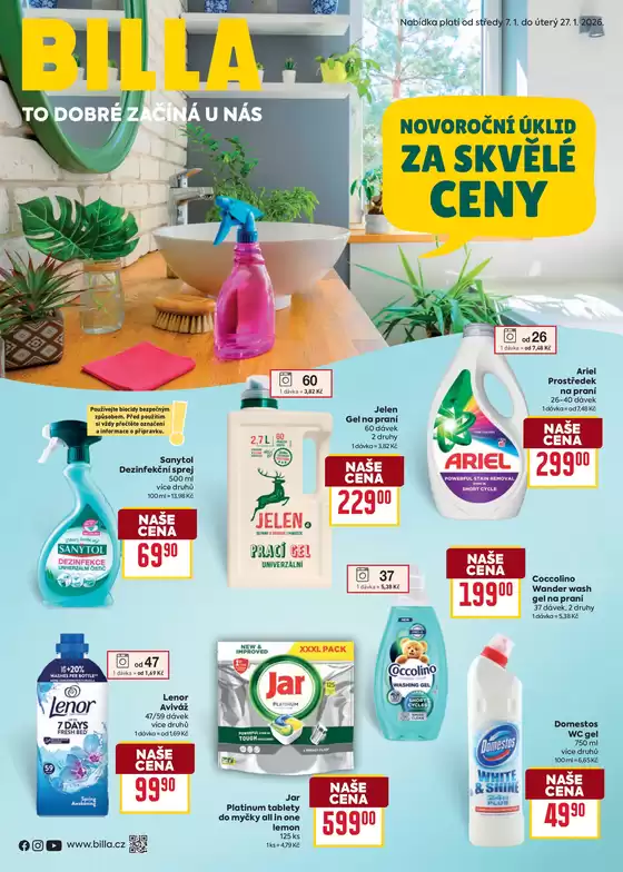 Billa katalog v Pardubice | Billa Katalog: Vše pro úklid | 2026-01-07T00:00:00.000Z - 2026-01-27T00:00:00.000Z