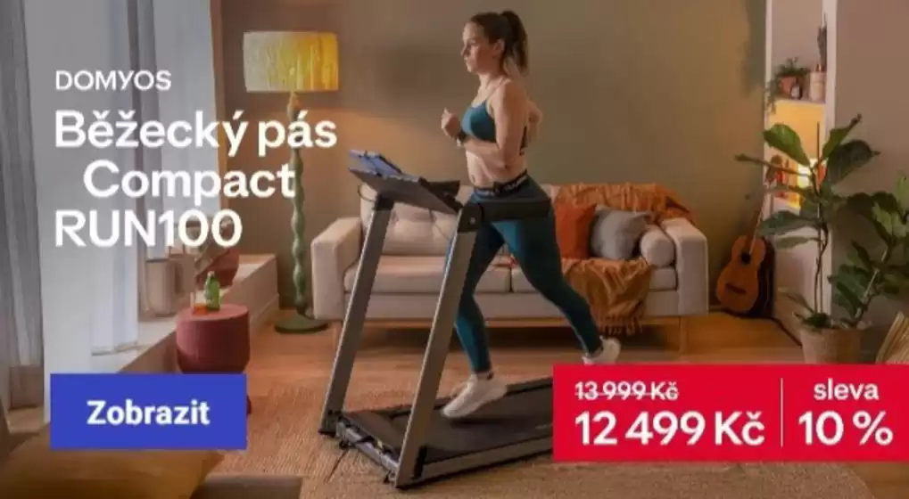 Decathlon katalog v Kralupy nad Vltavou | Běžecký pás Compact | 2026-01-08T00:00:00.000Z - 2026-01-21T00:00:00.000Z