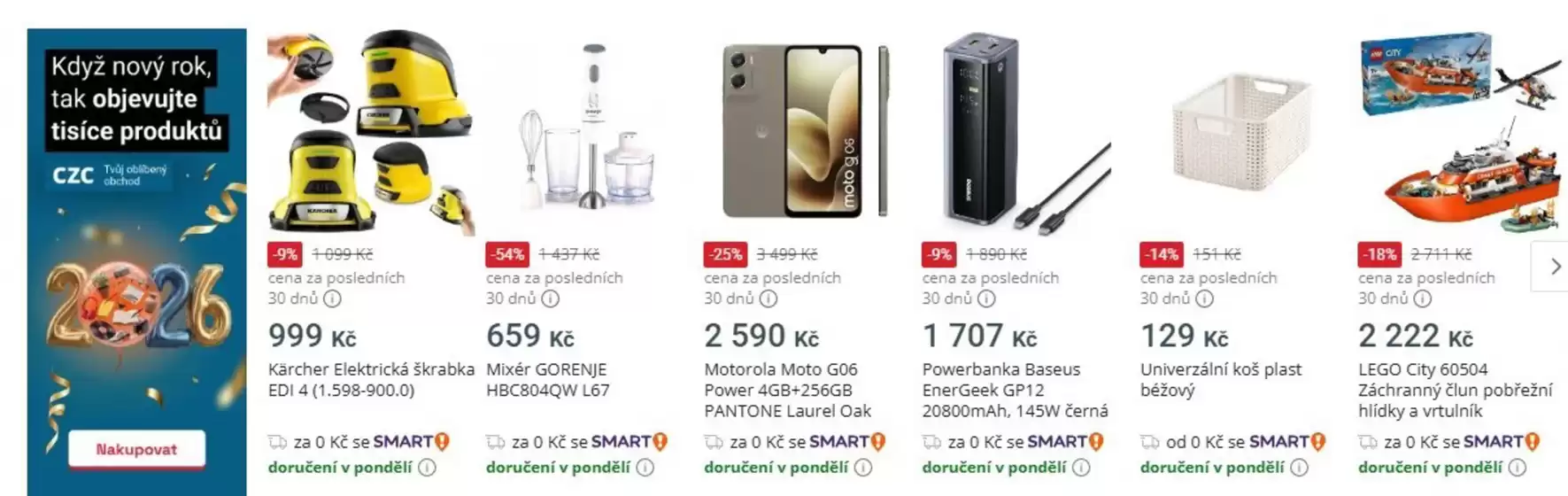 CZC katalog v Přerov | Když nový rok, tak objevujte tisíce produktů | 2026-01-09T00:00:00.000Z - 2026-01-22T00:00:00.000Z