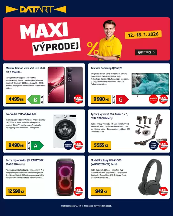 Datart katalog v Ostrava | Top nabídky pro všechny lovce výhodných nákupů | 2026-01-12T00:00:00.000Z - 2026-01-18T00:00:00.000Z