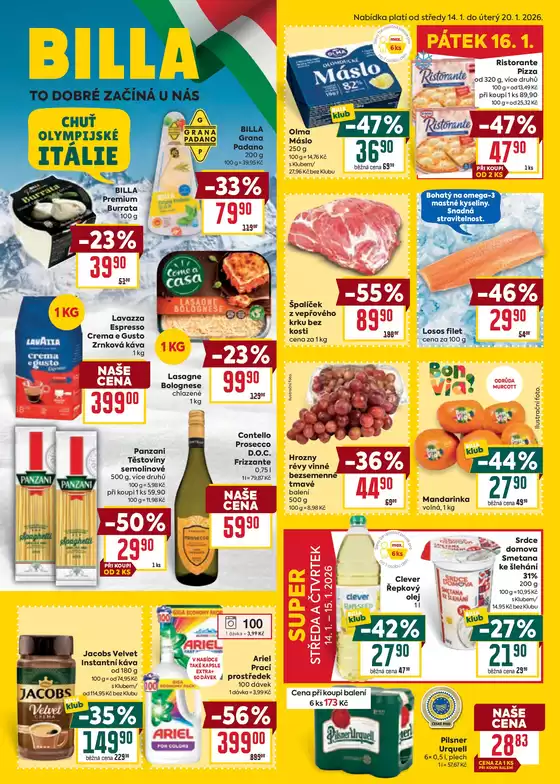 Billa katalog v Ostrava | Billa Velký leták | 2026-01-07T00:00:00.000Z - 2026-01-13T00:00:00.000Z