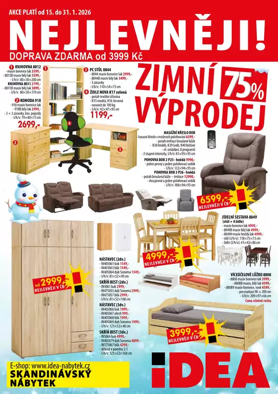 IDEA nábytek katalog v Plzeň | IDEA nábytek Aktuální leták | 2026-01-15T00:00:00.000Z - 2026-01-31T00:00:00.000Z