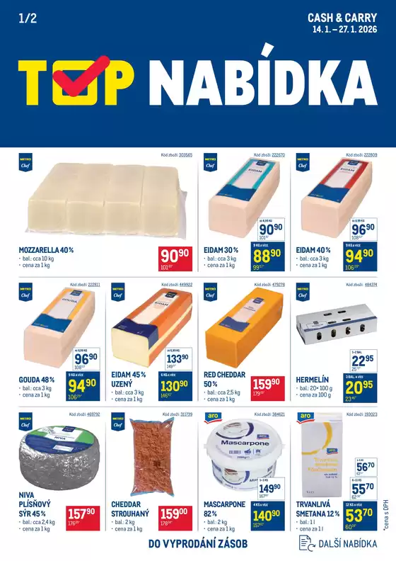Makro katalog v Hlučín | TOP mléčné výrobky | 2026-01-13T00:00:00.000Z - 2026-01-27T00:00:00.000Z