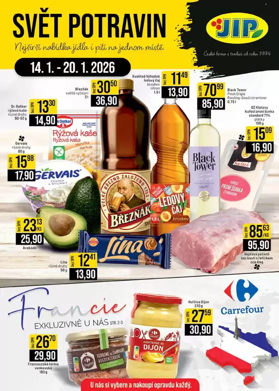 Jip katalog v Louny | Akční leták Svět potravin | 2026-01-16T00:00:00.000Z - 2026-01-20T00:00:00.000Z